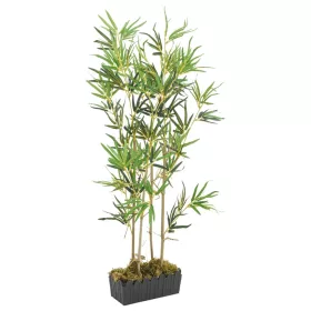  zöld mű bambuszfa 552 levéllel 120 cm