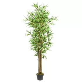  zöld mű bambusz fa 1288 levéllel 180 cm