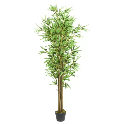  zöld mű bambusz fa 1288 levéllel 180 cm