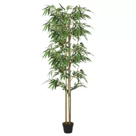  zöld mű bambusz fa 1216 levéllel 180 cm