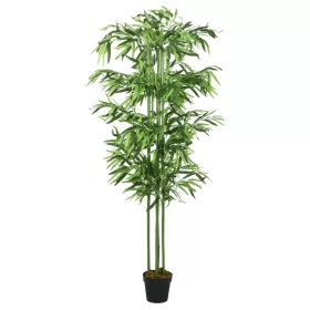  zöld mű bambuszfa 864 levéllel 180 cm