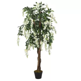  zöld és fehér mű akácfa 560 levéllel 80 cm