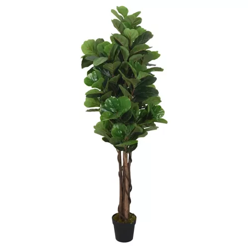  zöld mű-lantlevelűfikusz 134 levél 120 cm