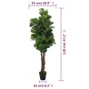  zöld mű-lantlevelűfikusz 134 levél 120 cm