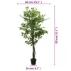  zöld mű fikusz fa 378 levéllel 80 cm