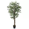  zöld mű juharfa 336 levéllel 120 cm