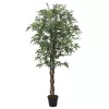  zöld mű juharfa 672 levéllel 180 cm