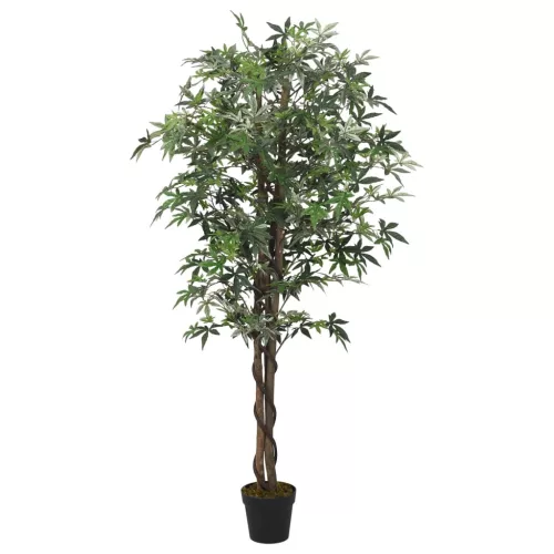  zöld mű juharfa 672 levéllel 180 cm