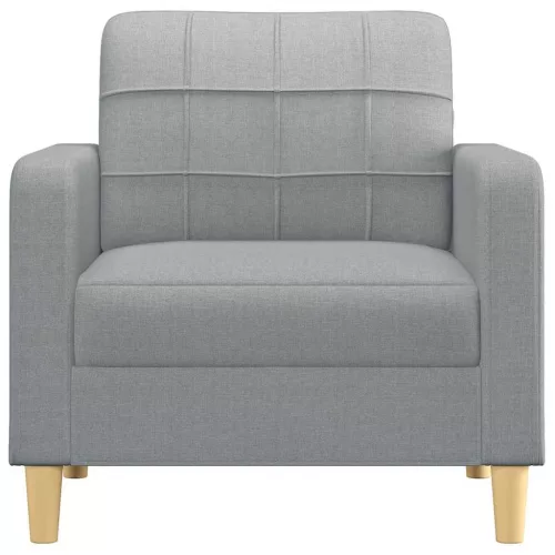  világosszürke szövet kanapéfotel 60 cm