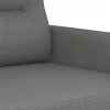  kétszemélyes sötétszürke szövetkanapé 140 cm