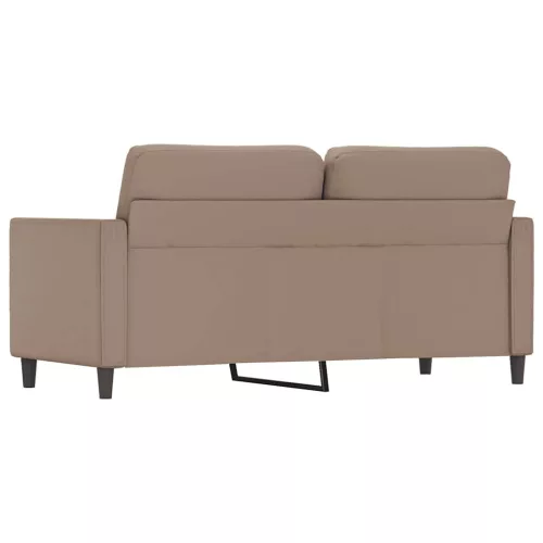  2 személyes cappuccino színű műbőr kanapé 140 cm