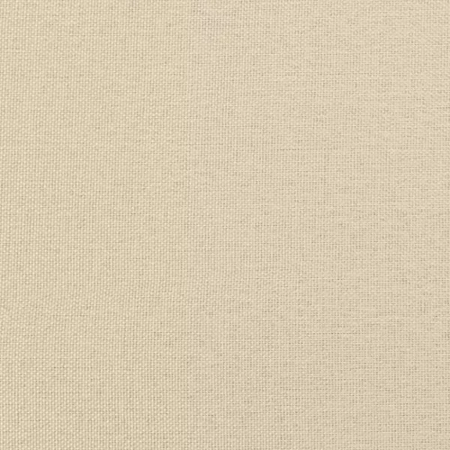  kétszemélyes krémszínű szövetkanapé 120 cm