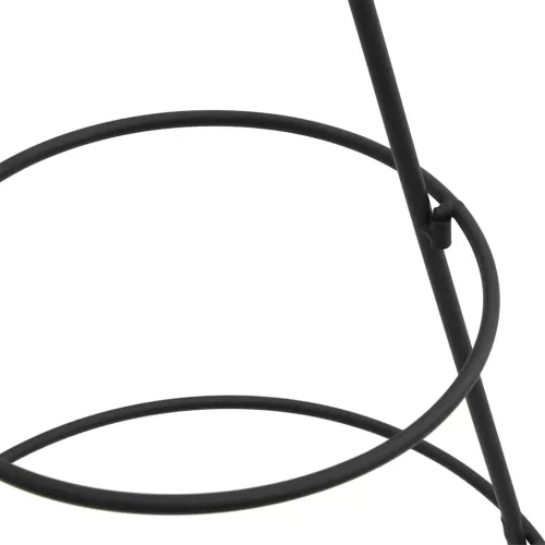  fekete fém karácsonyfa dekorációhoz 60 cm