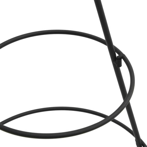  fekete fém karácsonyfa dekorációhoz 90 cm