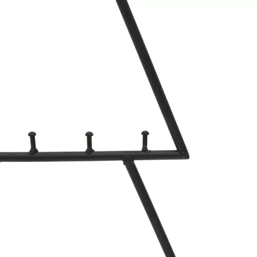  fekete fém karácsonyfa dekorációhoz 60 cm