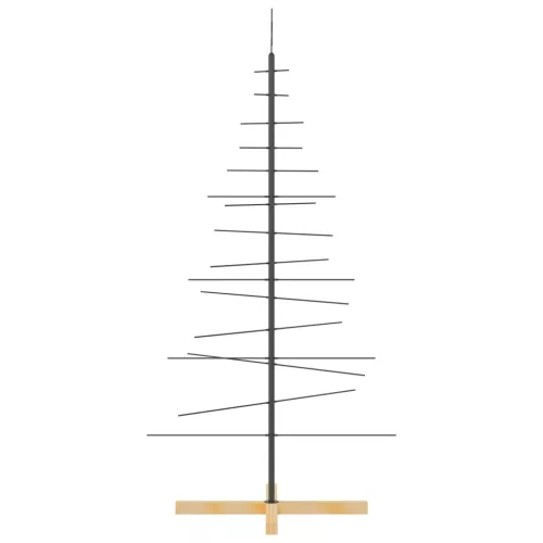  fekete fém karácsonyfa alap dekorációhoz 150 cm