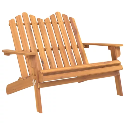  tömör akácfa Adirondack kerti pad 126 cm