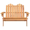  tömör akácfa Adirondack kerti pad 126 cm