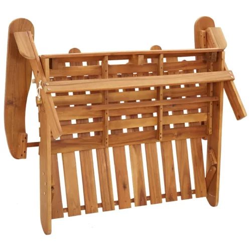  tömör akácfa Adirondack kerti pad 126 cm