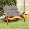  tömör akácfa Adirondack kerti pad párnával