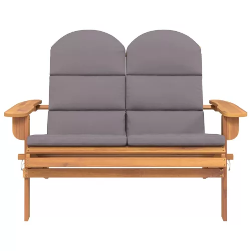  tömör akácfa Adirondack kerti pad párnával
