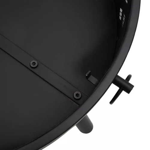  acél XXL méretű tűztál piszkavassal 58 cm