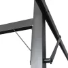  tópszínű pergola behúzható tetővel 295 x 292 x 230 cm