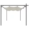  krémszínű pergola behúzható tetővel 395 x 292 x 230 cm