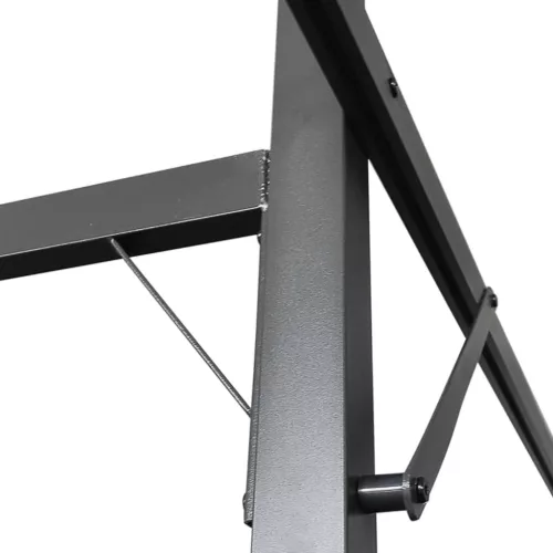  krémszínű pergola behúzható tetővel 589 x 292 x 230 cm