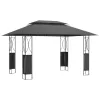  antracitszürke acél pavilon tetővel 400 x 300 x 270 m