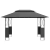  antracitszürke acél pavilon tetővel 400 x 300 x 270 m