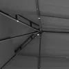  antracitszürke acél pavilon tetővel 400 x 300 x 270 m
