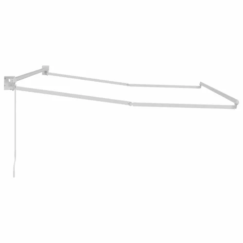  Behúzható napellenző Fehér 350 x 250 cm Alumínium