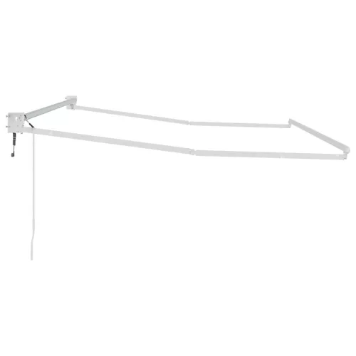  Behúzható napellenző Fehér 300 x 250 cm Alumínium