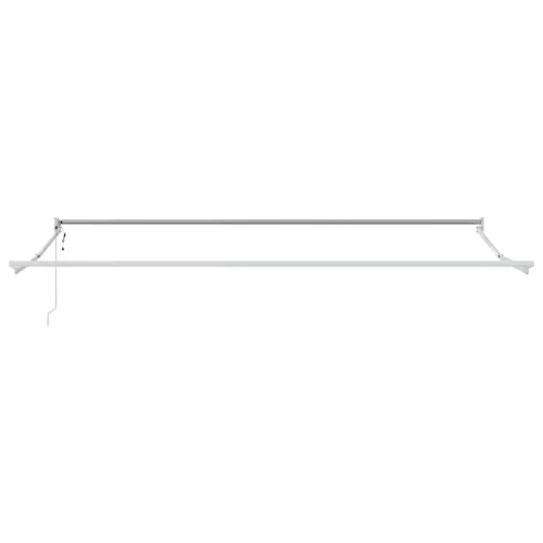  Behúzható napellenző Fehér 450 × 300 cm Alumínium