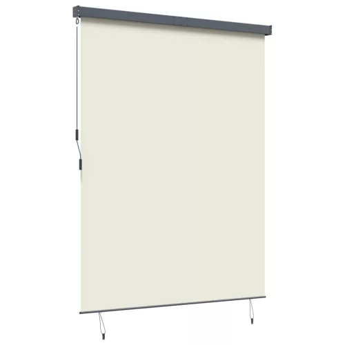  Roletta függönyökkel Krém 200 x 250 cm Szövet és Alumínium