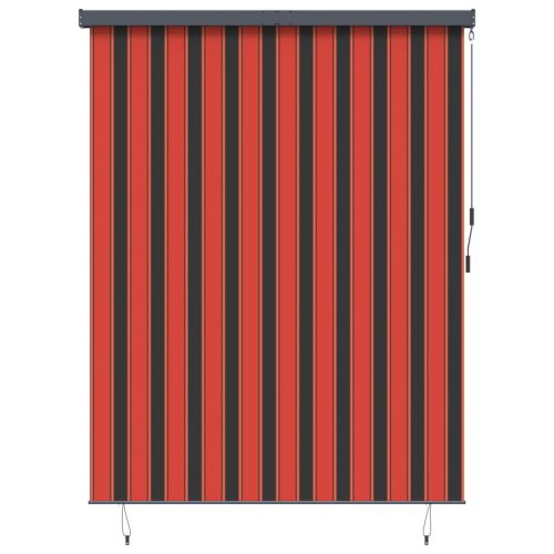  Kültéri Rolós Árnyék narancssárga és barna 200 x 250 cm szövet