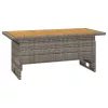  2 részes szürke polyrattan kerti ülőgarnitúra párnákkal