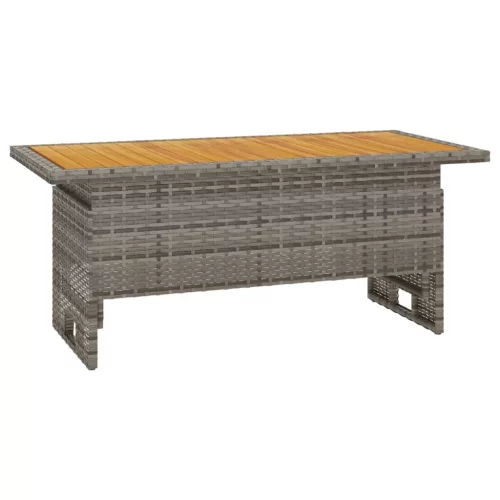  2 részes szürke polyrattan kerti ülőgarnitúra párnákkal