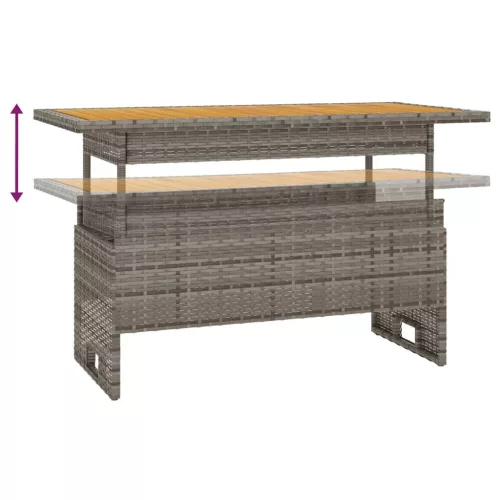  2 részes szürke polyrattan kerti ülőgarnitúra párnákkal