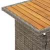  2 részes szürke polyrattan kerti ülőgarnitúra párnákkal