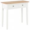 VID fa fésülködőasztal - fehér/barna