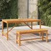  tömör akácfa kerti pad 110 cm