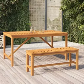  tömör akácfa kerti pad 110 cm