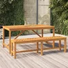  tömör akácfa kerti pad 150 cm
