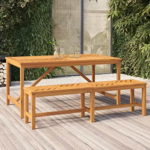  tömör akácfa kerti pad 150 cm