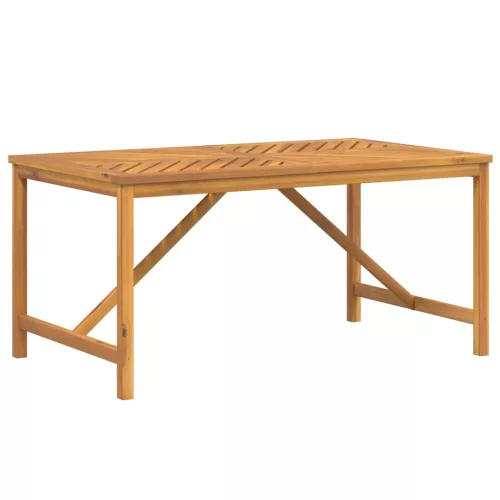  tömör akácfa kerti étkezőasztal 150 x 90 x 74 cm
