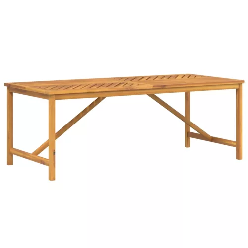  tömör akácfa kerti étkezőasztal 200 x 90 x 74 cm