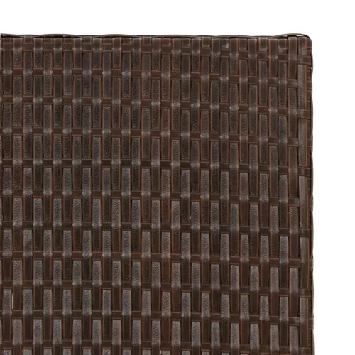  barna összecsukható polyrattan asztal 45x35x32 cm