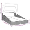  barna polyrattan napozóágy összecsukható tetővel 200x114x128 cm